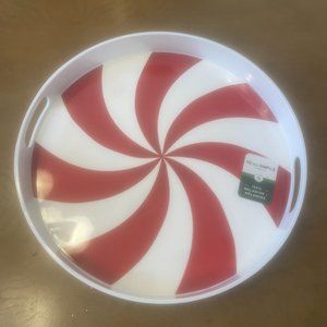 Round Christmas Serving Platter.